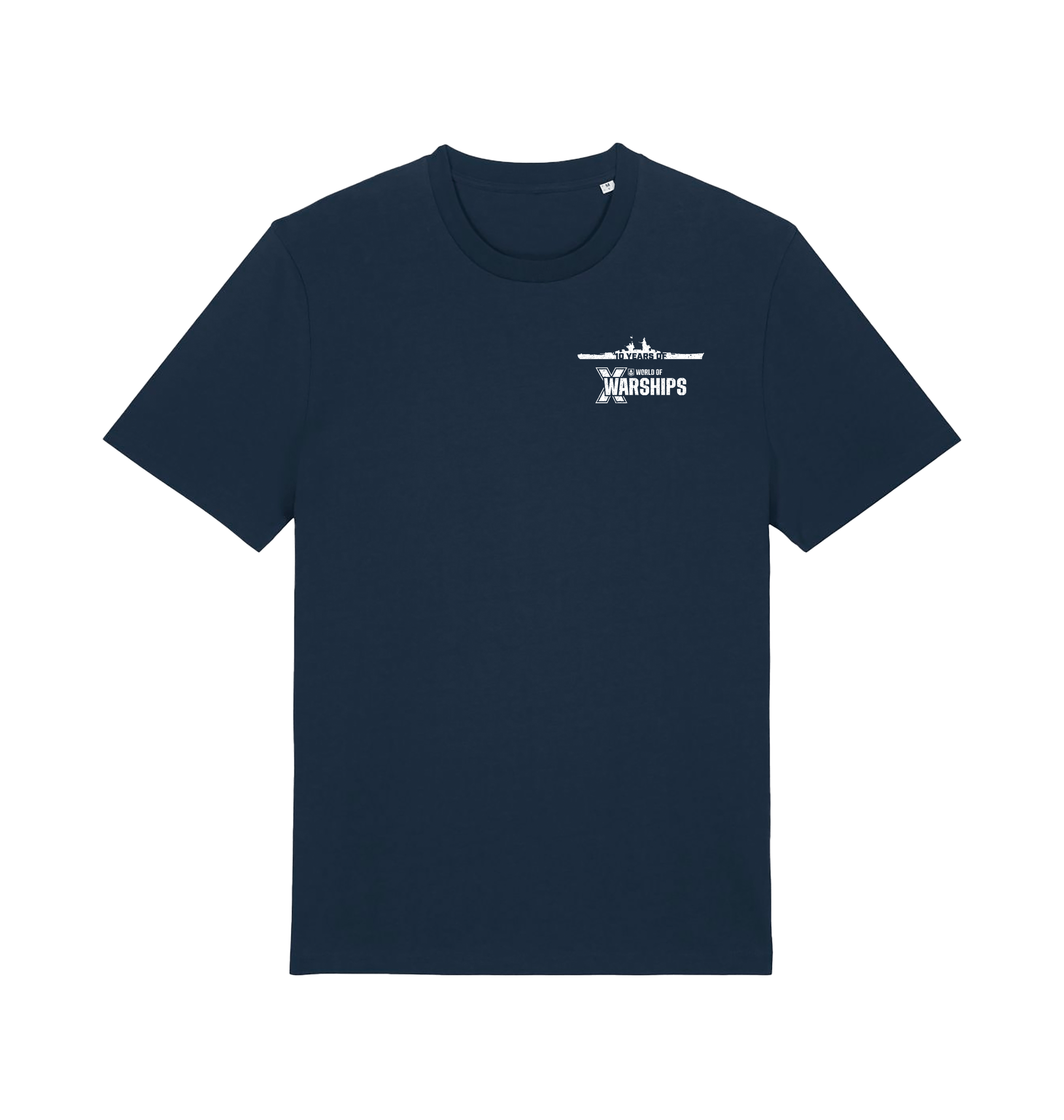 French Navy Printed T-shirt Front